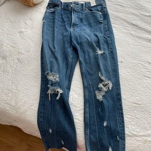 Abercrombie mom jean short